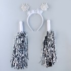 Карнавальный набор «Снежинка 1» (ободок+ помпоны) - Фото 2