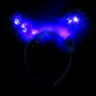 Ободок новогодний карнавальный «Снежинка» с голубыми диодами - Фото 5