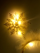 Ободок новогодний карнавальный «Снежинка» - Фото 9