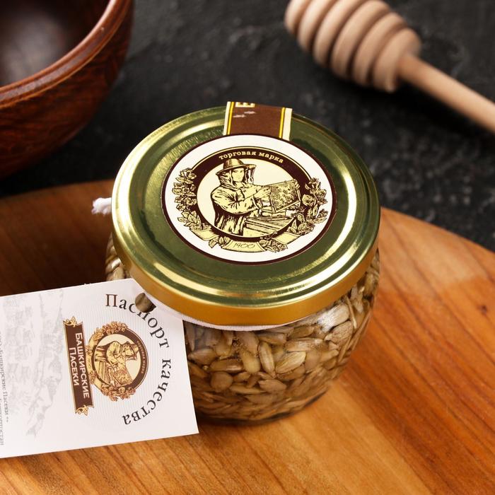 Цветочный мёд «Горшочек», с семенами подсолнечника, 180 г - фото 1897028682