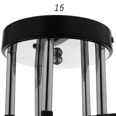 Люстра "Созвездие" 5х60Вт Е27 черный 52х52х27см