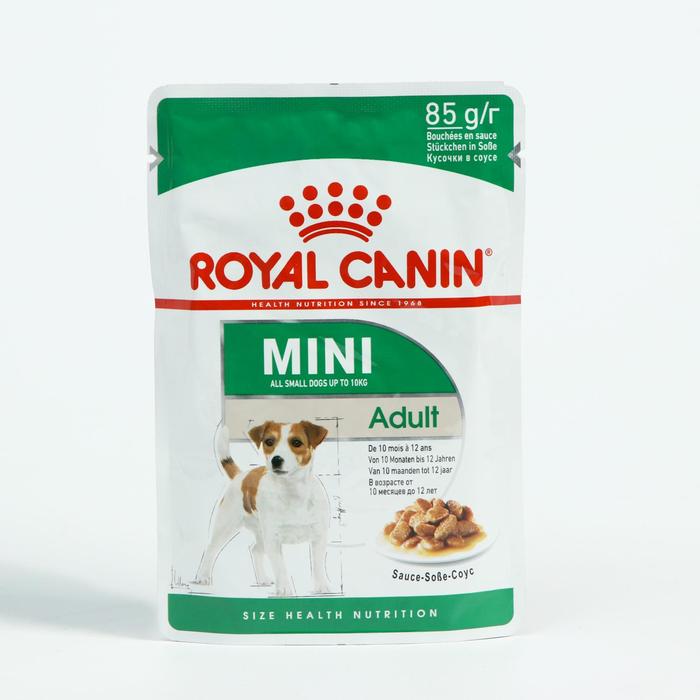 Влажный корм RC Mini Adult для собак мелких пород, в соусе, 85 г - Фото 1