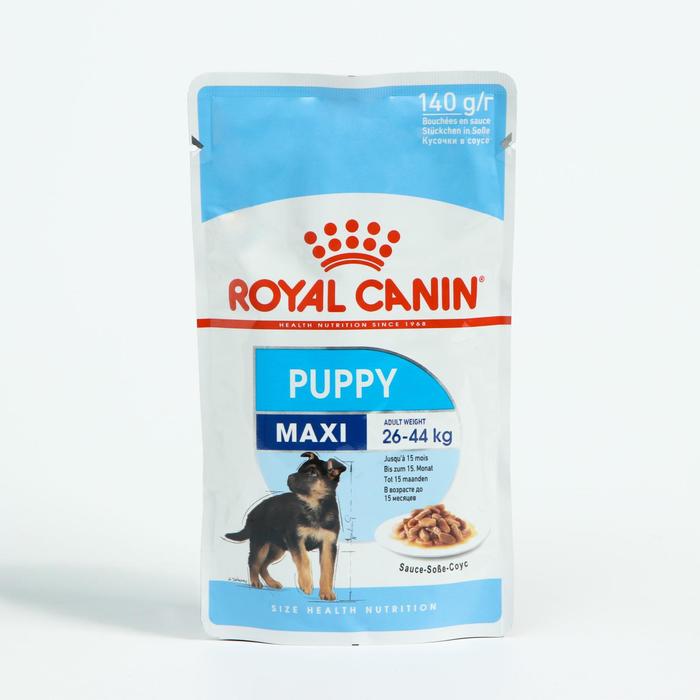 Влажный корм RC Maxi Puppy для щенков крупных пород, в соусе, 140 г - Фото 1