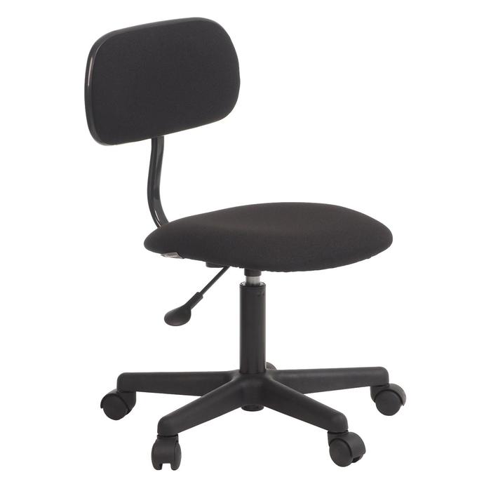 Офисное кресло «Бюрократ» CH - 1201NX, без подлокотников, на колёсиках, ткань, цвет чёрный - Фото 1