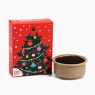 Подарочный набор новогодний «Веселья в новом году»: чай со вкусом лесных ягод 50 г, крем-мед хлопковый 120 г, арахис в шоколадной глазури, 100 г, носки р-р: 36... - Фото 4