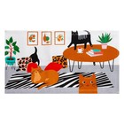 Набор кухонных полотенец «Доляна» Сats 35х60 см - 3шт 7295689