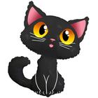 Шар фольгированный 36" «Кот чёрный», фигура - фото 295312773