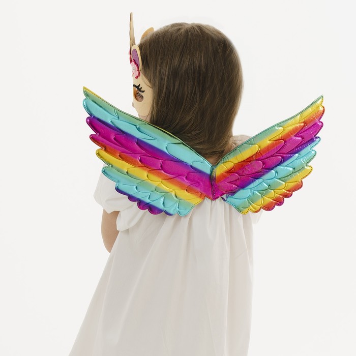 Карнавальный набор «Прекрасная единорожка», крылья, маска - фото 1905849797
