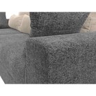 Угловой диван «Майами», механизм еврокнижка, левый угол, рогожка, цвет серый / бежевый - Фото 4