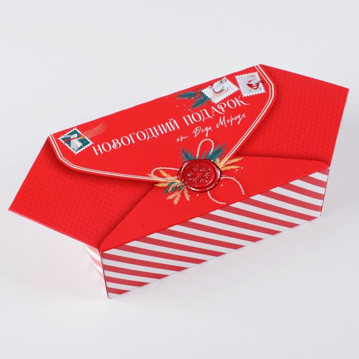 Сборная коробка‒конфета «Новогодняя почта», 9,3 × 14,6 × 5,3 см