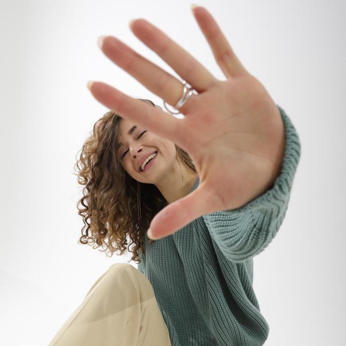 Пуловер женский SL, 42-44, зелёный 51107