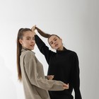 Платье вязаное SL, с узором, 50-52, чёрный - Фото 4