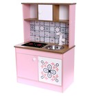 Игровая мебель «Детская кухня «Розовая плитка» - фото 2083836