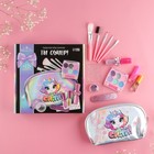 Набор косметики с косметичкой «Ты супер!» (МИКС наклеек) - Фото 2