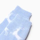Носки детские махровые, цвет голубой, размер 18 - Фото 2