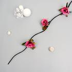 Декор тинги "Роза Индиголетта" 150 см, микс (комплект 5 шт) - фото 25675229