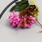 Декор тинги "Гербера особенная с папоротником" 150 см, микс (комплект 5 шт) - фото 25675233