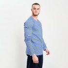 Лонгслив мужской, цвет белый/полоска, размер 52 - Фото 2