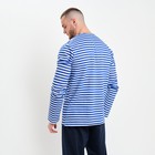 Лонгслив мужской, цвет белый/полоска, размер 52 - Фото 3