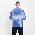 Лонгслив мужской, цвет белый/полоска, размер 52 - Фото 4