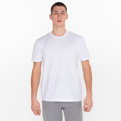 Футболка мужская, цвет белый, размер 52