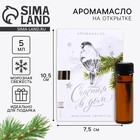 Эфирное масло новогоднее на открытке «Счастья в дом», 5 мл, аромат свежести - Фото 1