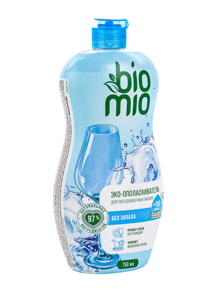 Ополаскиватель для посудомоечных машин BioMio BIO-RINSE 750 мл - Фото 1