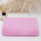 Полотенце махровое 70х140 см, светло-розовый, 440 г/м2, хлопок 100% - Фото 1