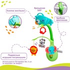 Мобиль музыкальный на кроватку «Тропический лес. Попугайчик», 3 игр., на батарейках, съемный муз.блок 7029083 - фото 342886