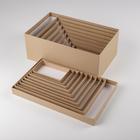 Набор подарочных коробок 10 в 1 «Крафт», 12 × 7 × 4 - 32.5 × 20 × 12.5 см - фото 805294822