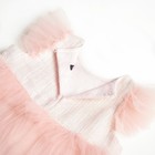 Платье нарядное детское, розовое, рост 134 см - фото 34993994