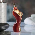 Фигурная свеча "Женское тело №1" шоколадная с поталью 9,5см - Фото 4