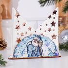 Салфетница "Дед Мороз и Снегурочка", 13,5×3,1×6 см - Фото 1