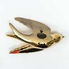 Декор настенный керамика "Золотая ласточка" 8,5х10х17 см - фото 22770376