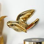 Декор настенный керамика "Золотая ласточка" 7,5х6х10 см - Фото 3