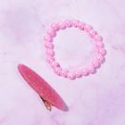 Заколка для волос и браслет "Авокадо" - фото 25379250