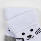 Носки детские махровые, цвет белый, размер 12-14 - Фото 2