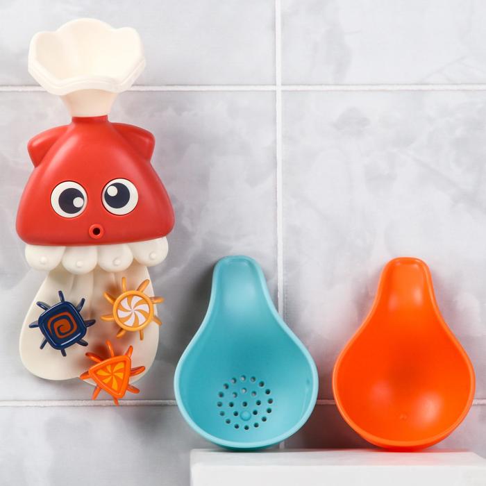 Набор игрушек для купания «Осьминог - мельница» 51119