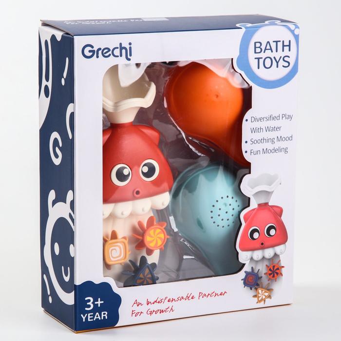 Набор игрушек для купания «Осьминог - мельница» 51119