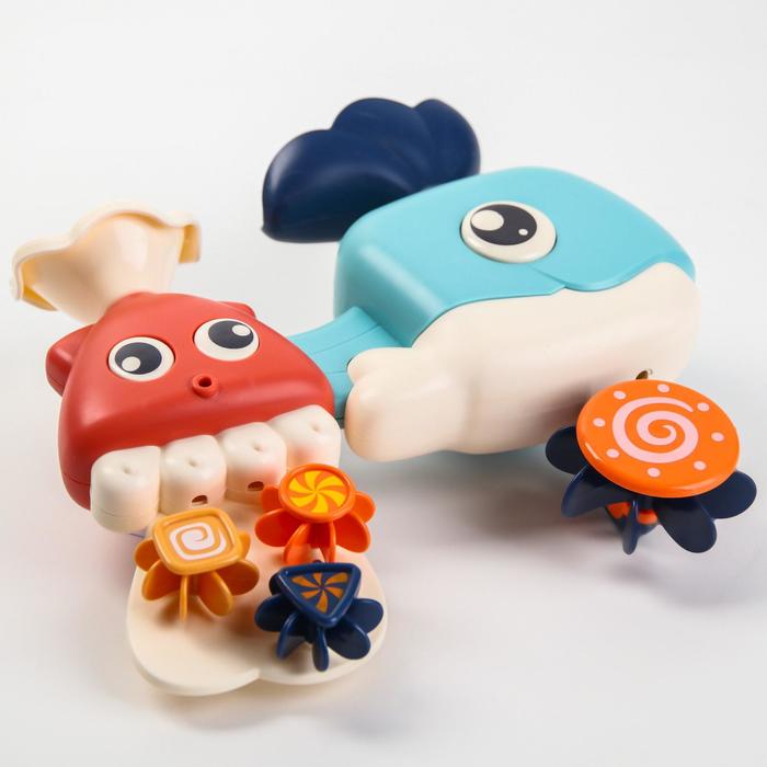 Набор игрушек для купания «Кит - мельница» 51120