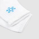 Носки женские «Снежинка» MINAKU цвет белый, размер 36-37 - фото 38146316