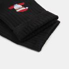 Носки новогодние мужские MINAKU «Дед Мороз», цвет чёрный, размер 40-41 (27 см) - фото 22960212