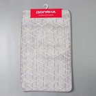 Коврик для ванной светящийся в темноте Доляна «Светящиеся фигуры», 50×80 см, серый - Фото 8