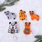 Мягкий магнит «Смешные тигрята», МИКС - фото 34944477