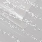 Пленка для декора и флористики, глянцевая, белая, однотонная, «Письмо», двусторонняя, лист 1 шт., 0.57×5 м ±5% см - Фото 2