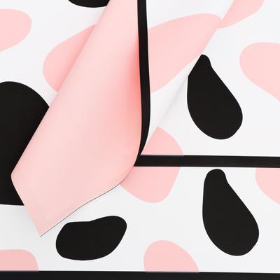 Пленка двухсторонняя для цветов и декора, розовый 58×58 см