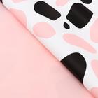 Пленка двухсторонняя для цветов и декора, розовый 58×58 см - Фото 2