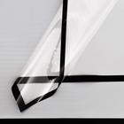 Пленка для декора и флористики, черная, однотонная, прозрачная, универсальная, без рисунка, лист 1шт., 58 х 58 см - фото 3477834