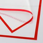 Пленка глянцевая для декора и флористики «Полоса», красная, 58×58 см - Фото 3