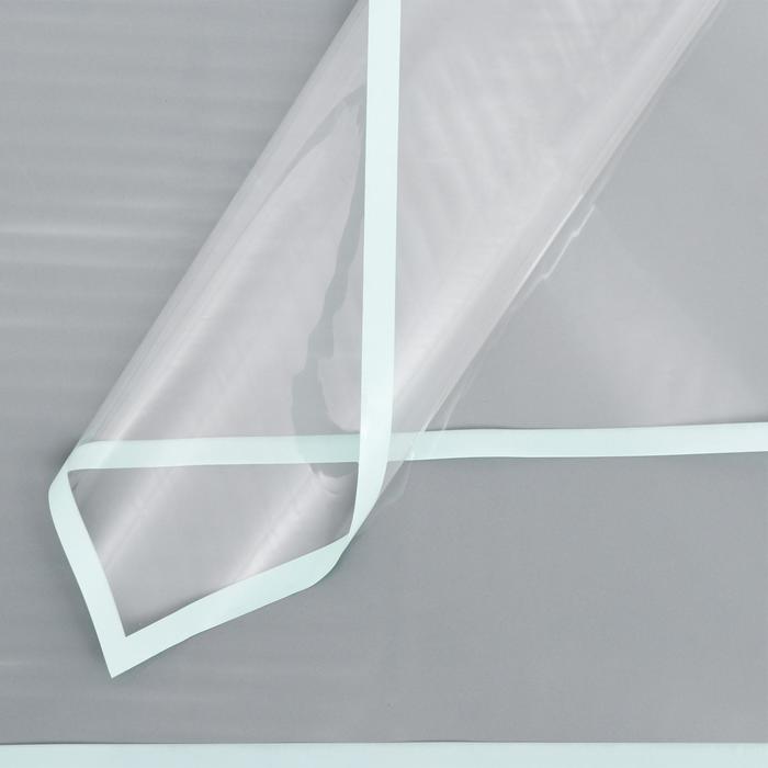 Пленка глянцевая для декора и флористики «Полоса», зелёная, 0.57×5 м ±5% см - Фото 1